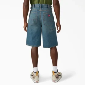 958 Short en jean ample, 33 cm