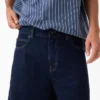 958 Short en jean ample, 33 cm