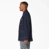Blouson de travail en denim délavé Blouson de travail en denim délavé