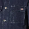 Blouson de travail en denim délavé Blouson de travail en denim délavé