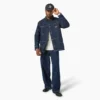 Blouson de travail en denim doublé de polaire Blouson de travail en denim doublé de polaire