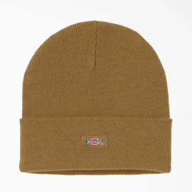 Bonnet en tricot à revers