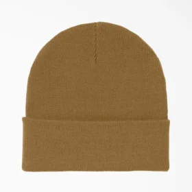 Bonnet en tricot à revers