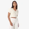 Cardigan Emporia à manches courtes pour femme Cardigan Emporia à manches courtes pour femme