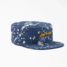 Casquette de peintre en denim délavé Brain Dead