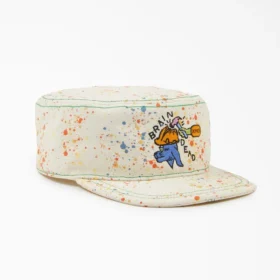 Casquette de peintre en toile Brain Dead à éclaboussures de peinture