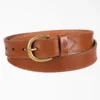 Ceinture en cuir décontractée pour femme