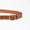 Ceinture en cuir décontractée pour femme