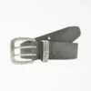 Ceinture en cuir à double boucle