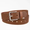 Ceinture en cuir perforé pour femme