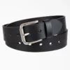 Ceinture en cuir perforé pour femme