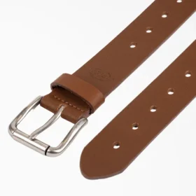 Ceinture en cuir perforé pour femme