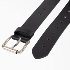 Ceinture en cuir perforé pour femme