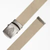 Ceinture en toile à boucle militaire