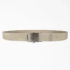 Ceinture en toile à boucle militaire
