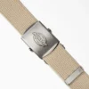 Ceinture en toile à boucle militaire