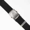 Ceinture en toile à boucle militaire