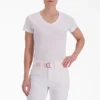 Ceinture en toile imprimée avec logo et anneau en D pour femme