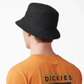 Chapeau en toile avec logo en lettres cursives