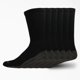 Chaussettes de travail mi-mollet avec contrôle de l&rsquo;humidité, taille 12-15, lot de 6
