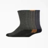 Chaussettes de travail mi-mollet avec contrôle de l’humidité, tailles 6-12, lot de 6 Chaussettes de travail mi-mollet avec contrôle de l’humidité, tailles 6-12, lot de 6