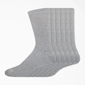 Chaussettes de travail mi-mollet, tailles 6-12, lot de 6