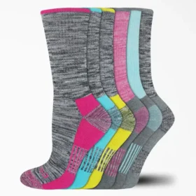 Chaussettes Free Run pour femmes avec contrôle de l&rsquo;humidité, taille 6-9, lot de 6
