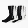 Chaussettes imprimées avec logo, taille 6-12, lot de 4