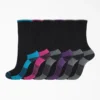 Chaussettes mi-longues pour femmes avec contrôle de l&rsquo;humidité, pointures 6-9, lot de 6