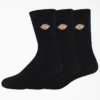 Chaussettes mi-mollet brodées Dickies, pointures 6 à 12, lot de 3