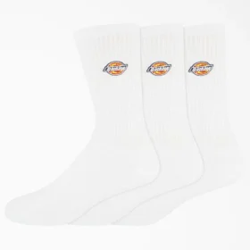 Chaussettes mi-mollet brodées Dickies, pointures 6 à 12, lot de 3