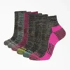 Chaussettes mi-mollet Free Run pour femmes, taille 6-9, lot de 6