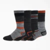 Chaussettes mi-mollet rayées, tailles 6-12, lot de 4