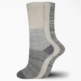 Chaussettes mi-mollet Soft Marl pour femmes, taille 6-9, lot de 3