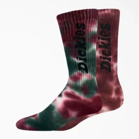 Chaussettes mi-mollet tie-dye, tailles 6-12, lot de 2