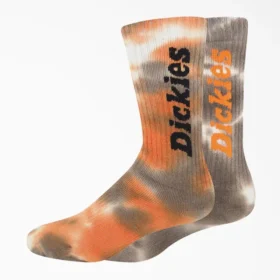 Chaussettes mi-mollet tie-dye, tailles 6-12, lot de 2