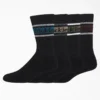 Chaussettes à rayures rugby, tailles 6-12, lot de 4 Chaussettes à rayures rugby, tailles 6-12, lot de 4