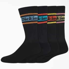 Chaussettes à rayures rugby, tailles 6-12, lot de 4