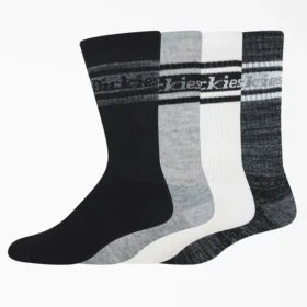Chaussettes à rayures rugby, tailles 6-12, lot de 4