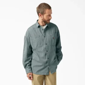 Chemise boutonnée à rayures Hickory