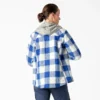 Chemise à capuche en flanelle pour femme Chemise à capuche en flanelle pour femme