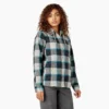 Chemise à capuche en flanelle pour femme Chemise à capuche en flanelle pour femme