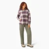 Chemise à capuche en flanelle pour femme Chemise à capuche en flanelle pour femme
