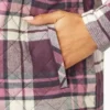 Chemise à capuche en flanelle pour femme Chemise à capuche en flanelle pour femme