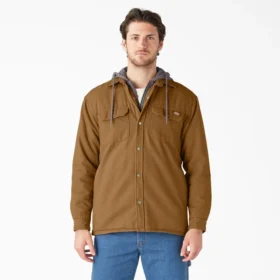Chemise à capuche en toile de coton imperméable