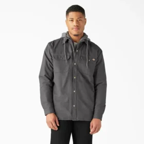 Chemise à capuche en toile de coton imperméable
