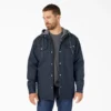 Chemise à capuche en toile de coton imperméable