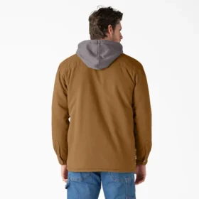 Chemise à capuche en toile de coton imperméable