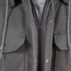 Chemise à capuche en toile de coton imperméable
