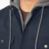 Chemise à capuche en toile de coton imperméable